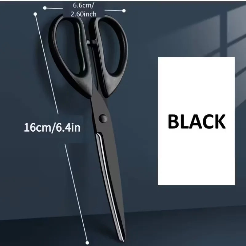 Heavy-Duty Stainless Steel Scissors – Anti-Adhesive Black Blade Heavy-Duty Scissors SPOT