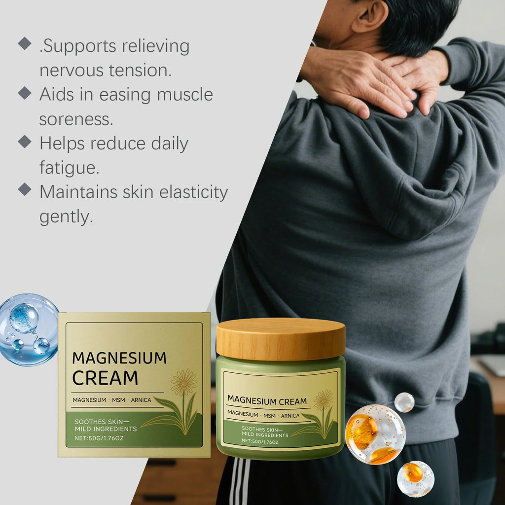 Hoygi Magnesium Body Cream – Moisturizing Massage Cream 50g Magnesium Body Cream SPOT