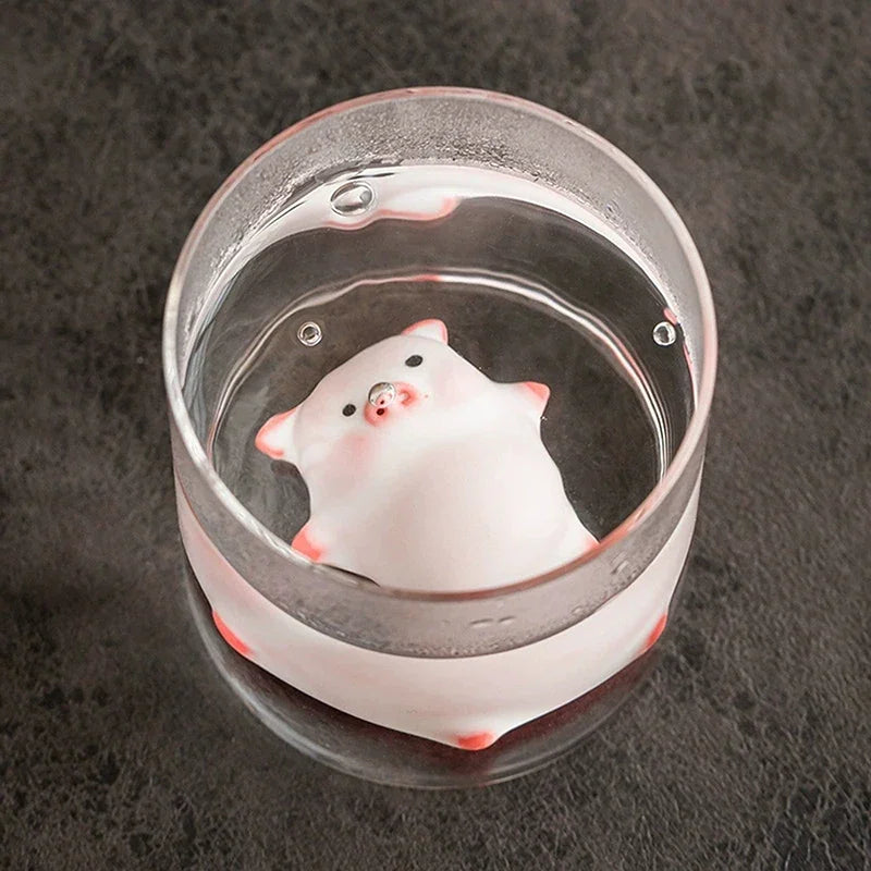 Bubbling Piggy Tea Pet – Ceramic Bubble-Blowing Tea Accessory Ceramic Tea Accessory SPOT