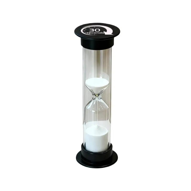 White Sand Hourglass Timer – Glass, 30 Sec to 10 Min Sand Hourglass Timer SPOT