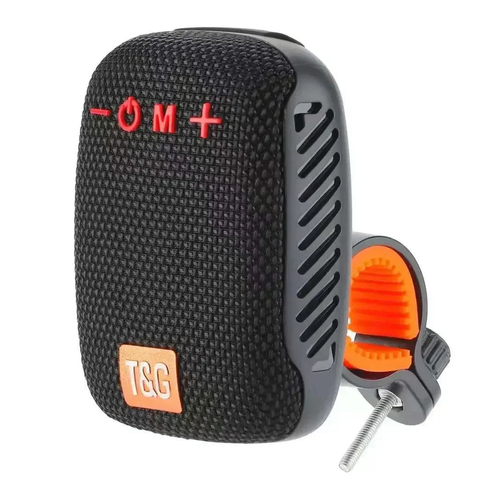 VIKEFON Portable Bluetooth Speaker IPX5 – Bike Mount & FM Radio Portable Bluetooth Speaker SPOT TG392 Black