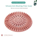 Silicone Hair Catcher Shower & Sink Drain Cover – Reusable Drain Hair Catcher SPOT Pink