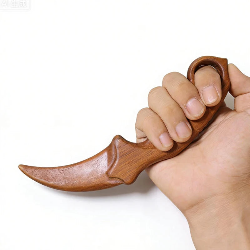 Golden Sandalwood Claw Knife Wooden Carved Ornament | Home Decor Wooden Carved Ornament SPOT