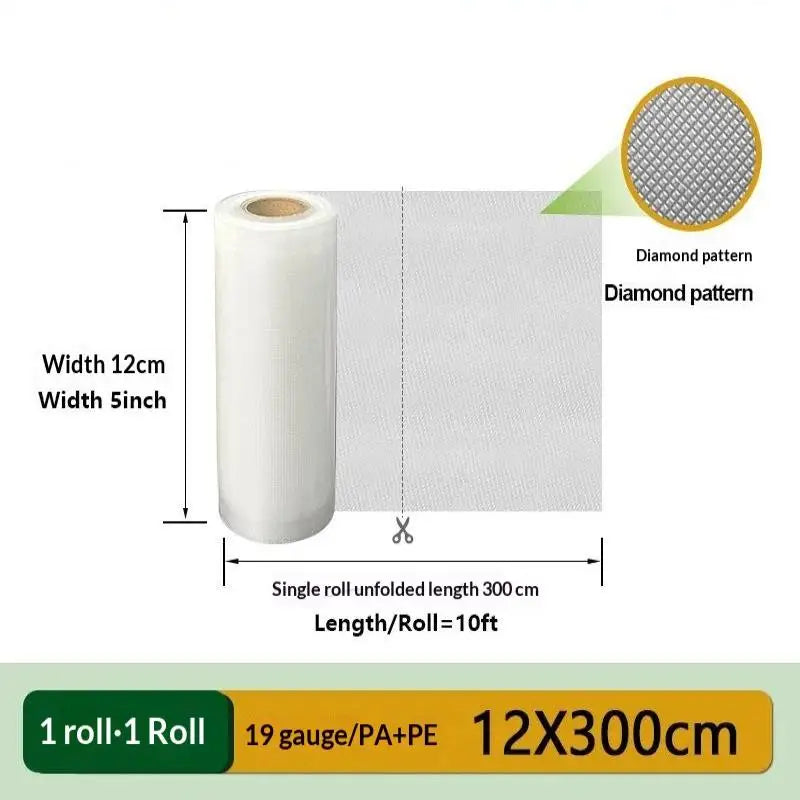 Vacuum Sealer Bags Roll – Microwave Safe & Food Grade Food Storage Bags SPOT A1