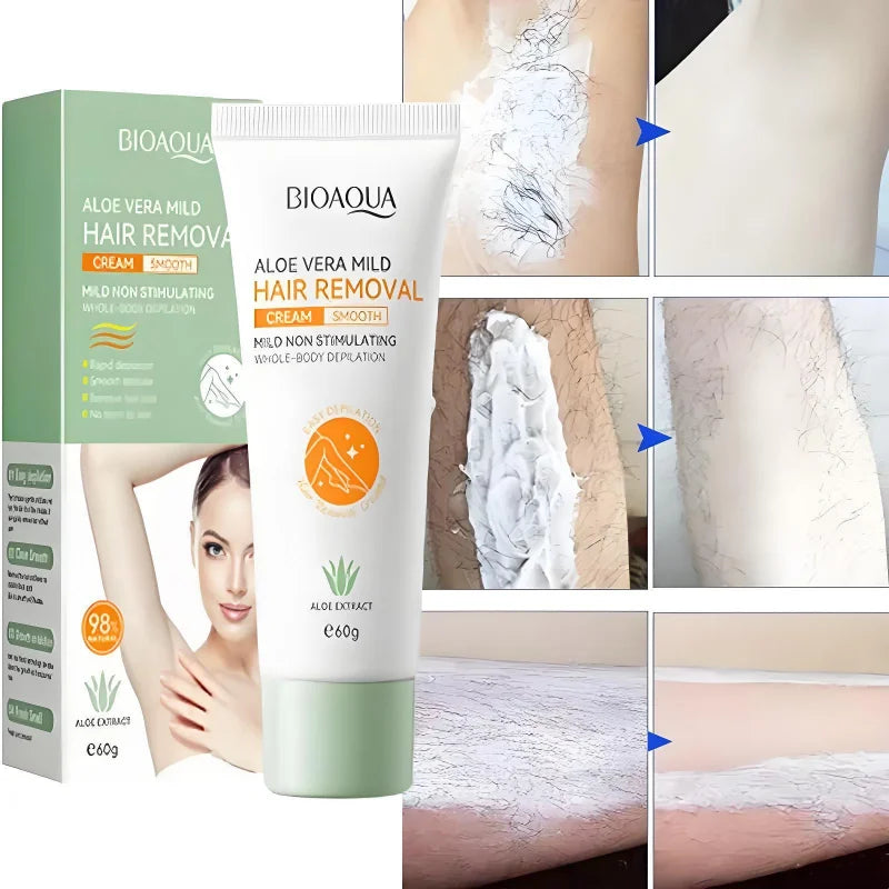 Eelhoe Hair Removal Cream – Men & Women, Aloe Formula Hair Removal Cream SPOT