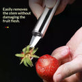 Stainless Steel Tomato & Strawberry Stem Corer Remover Fruit Stem Corer SPOT Default Title