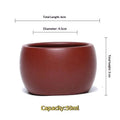 Handmade Yixing Purple Clay Teacup – BPA-Free Zisha Cup Zisha Teacup SPOT 1pcs 50ml