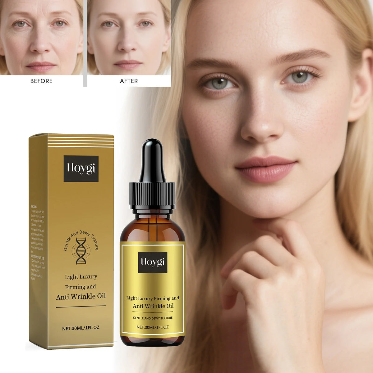 Hoygi Firming Face Oil – Anti-Wrinkle & Brightening Serum Facial Serum Oil SPOT
