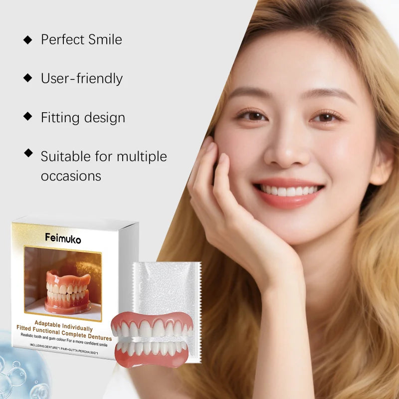 Eelhoe Soft Silicone Denture Liner Kit – Upper & Lower Set Denture Liner Kit SPOT