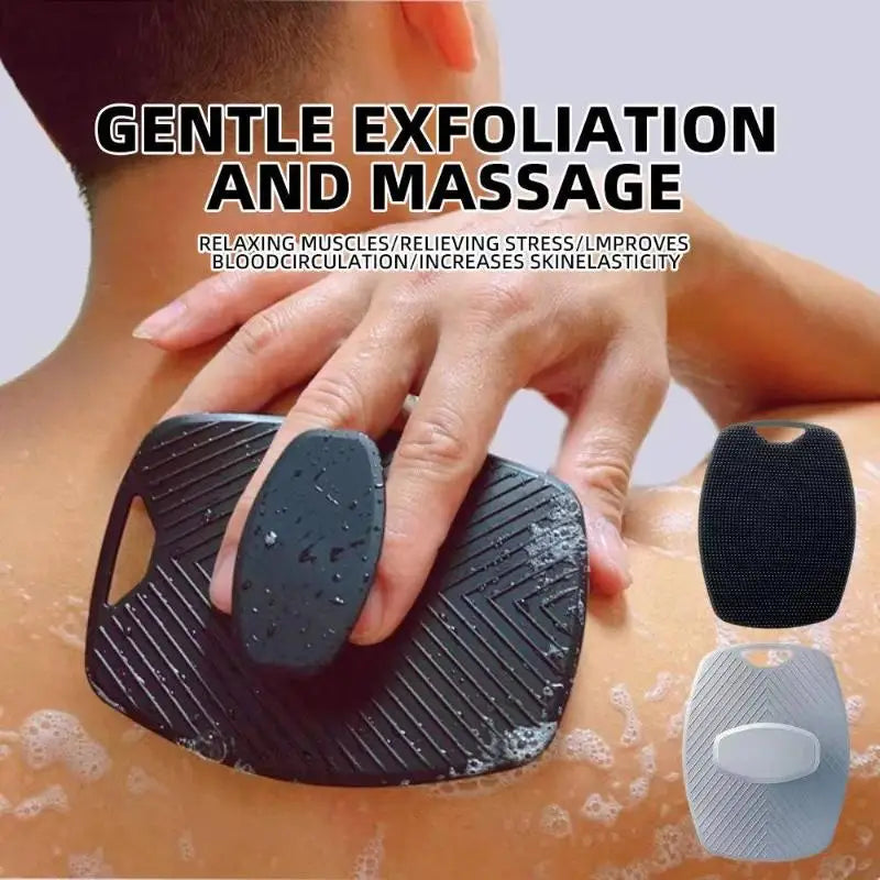 Silicone Bath Brush – Soft Scrubber & Massage Body Brush 3-Pack Bath Scrub Brush SPOT