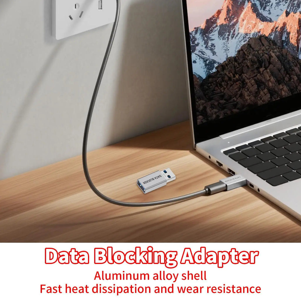 USB Data Blocker – Type-C & USB-A Juice Jacking Protector USB Security Adapter SPOT