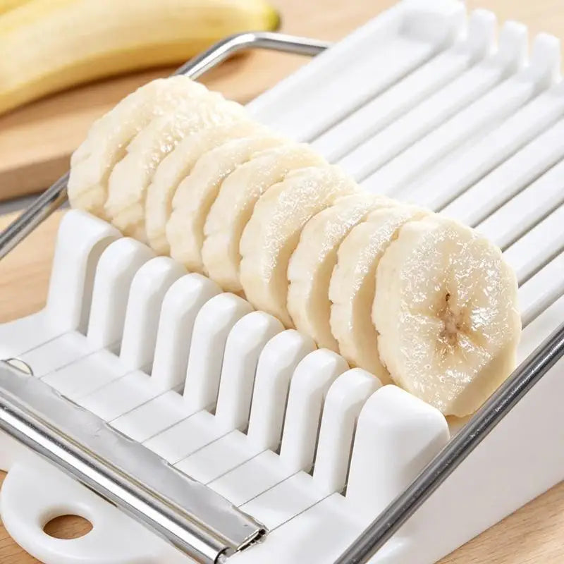10-Wire Meat, Egg & Cheese Slicer – Stainless Steel Cutter Kitchen Food Slicer SPOT