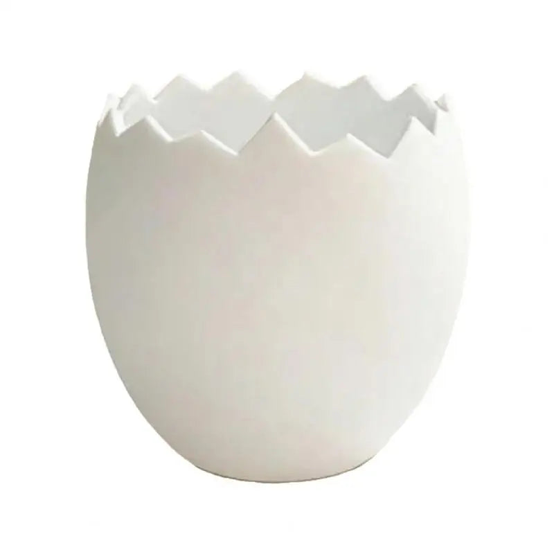 3D Printed Cracked Egg Planter – Eggshell Succulent Pot Novelty Mini Planter SPOT A4