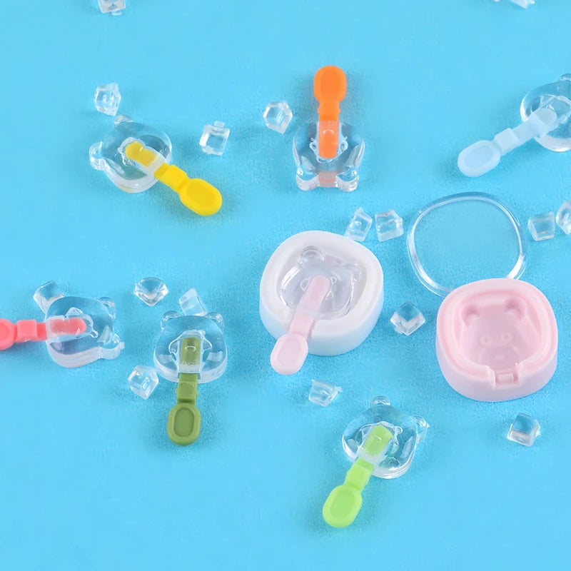 Miniature Bear Ice Pop Mold Set – 1:12 Dollhouse Accessories Doll Accessories SPOT
