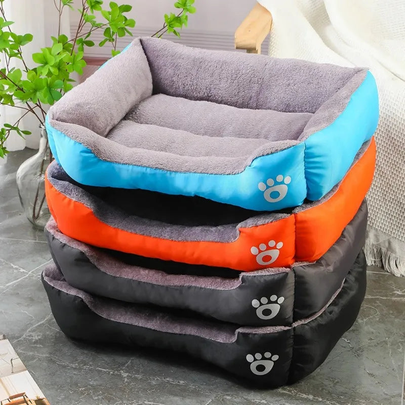 Soft Square Dog Sofa Bed – Warm Washable Pet Cushion Pet Sofa Bed SPOT
