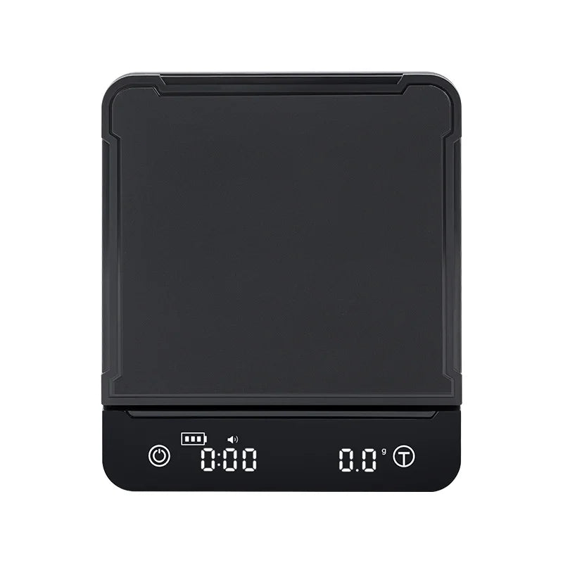 USB Rechargeable Waterproof Mini Coffee Scale with LED Timer Coffee Scale SPOT black