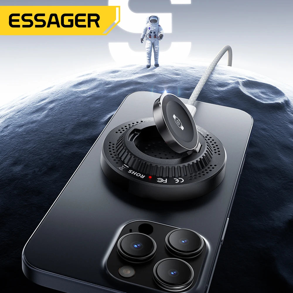 Essager 2-in-1 Magnetic Wireless Charger 15W with Stand Wireless Charger Stand SPOT