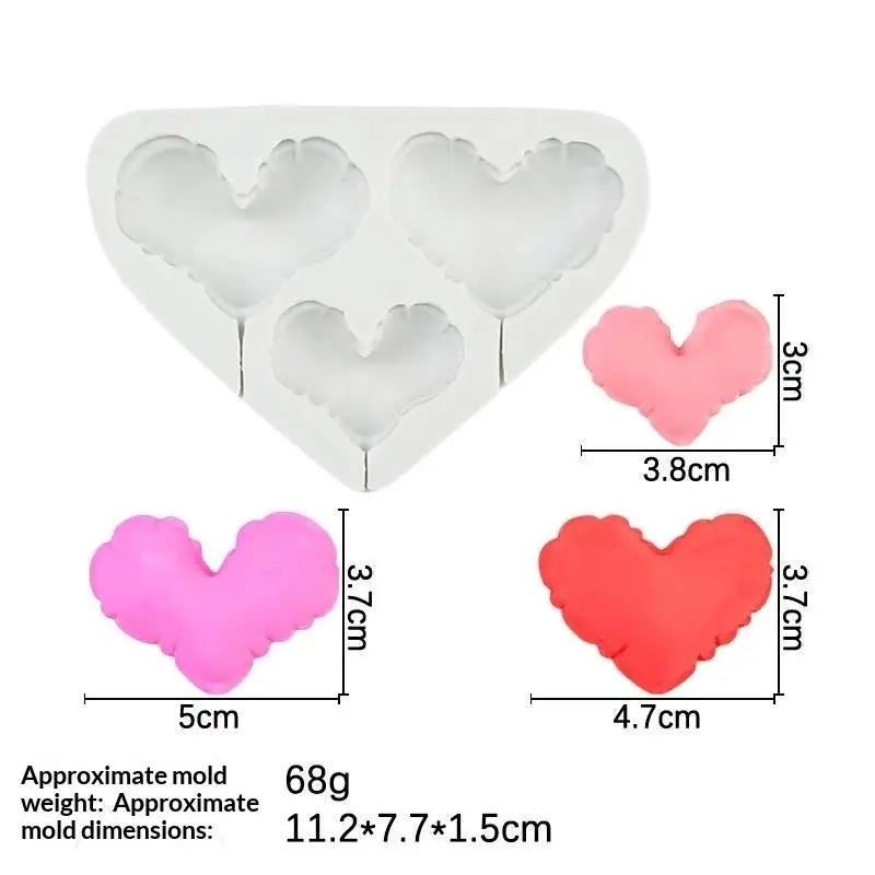 Silicone Baking Mould Set – Cloud, Heart, Star & Numbers Silicone Baking Mould SPOT A4