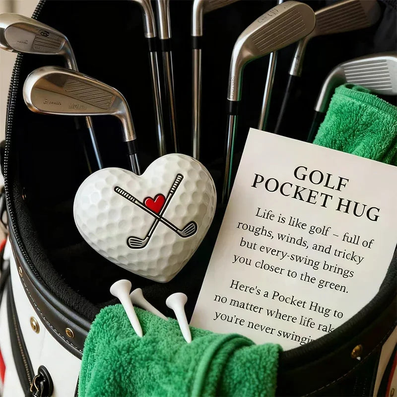 Golf Pocket Hug Token – Inspirational Gift for Golf Lovers Golf Gift Token SPOT