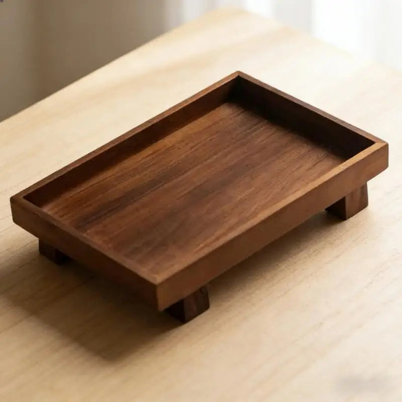 Rectangular Wooden Serving Tray – Rustic Kitchen & Tea Tray Wooden Serving Tray SPOT