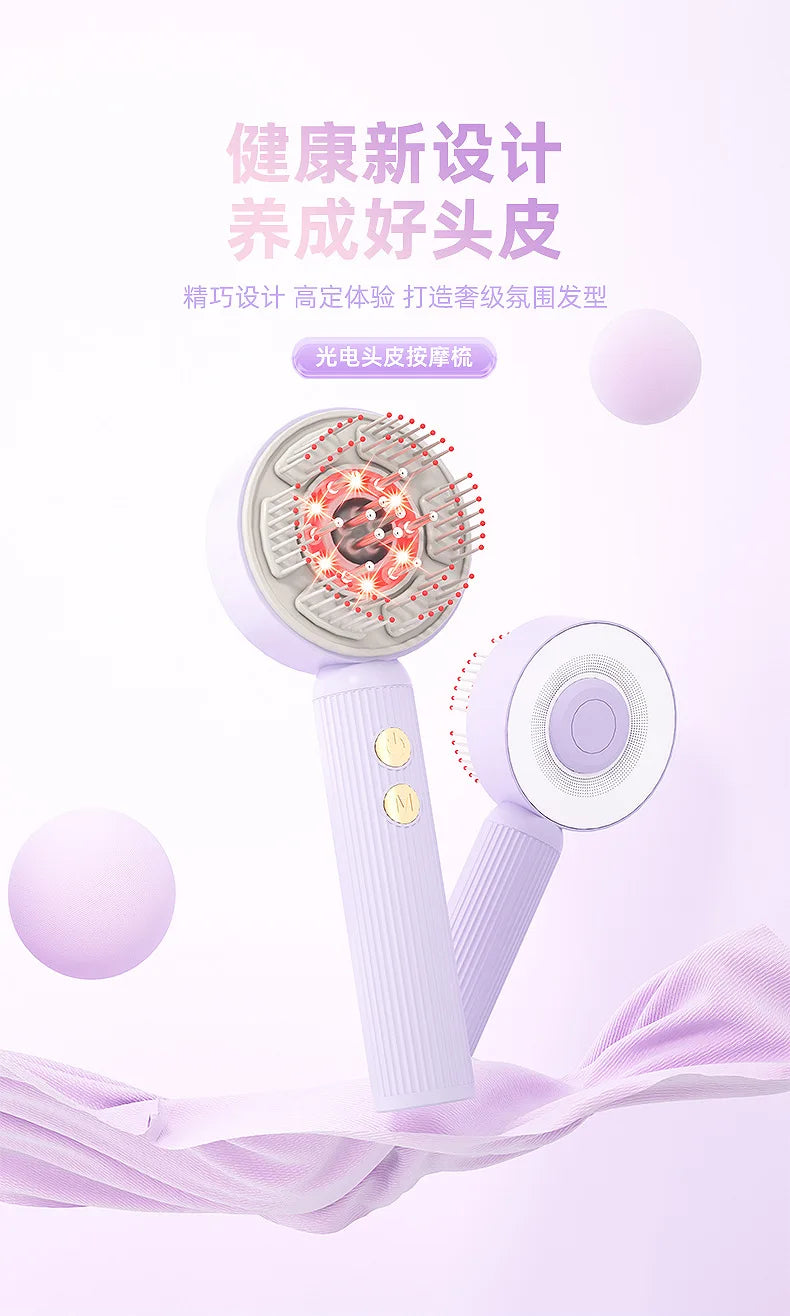 Electric Hair Brush with Built-In Hair Oil Applicator Electric Hair Brush SPOT