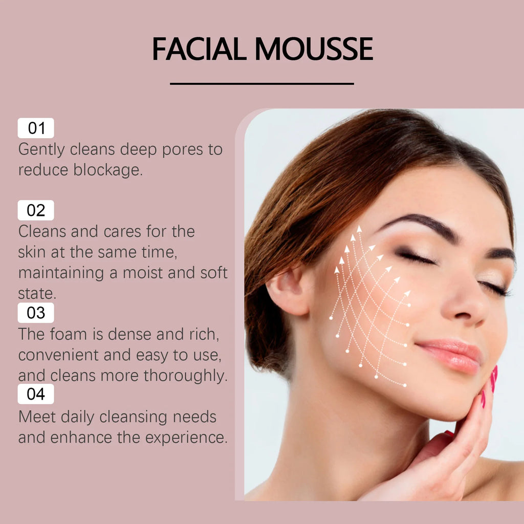 EELHOE Rice Water Cleansing Mousse – Brightening Foam Face Wash Foaming Facial Cleanser SPOT