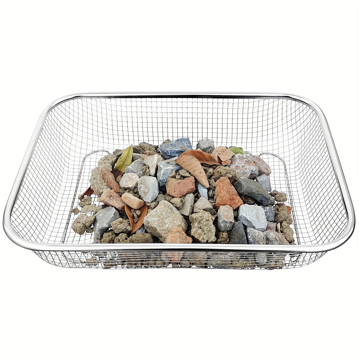 Stainless Steel Soil Sifter – Heavy-Duty Mesh Garden Sieve Garden Sieve Tool SPOT