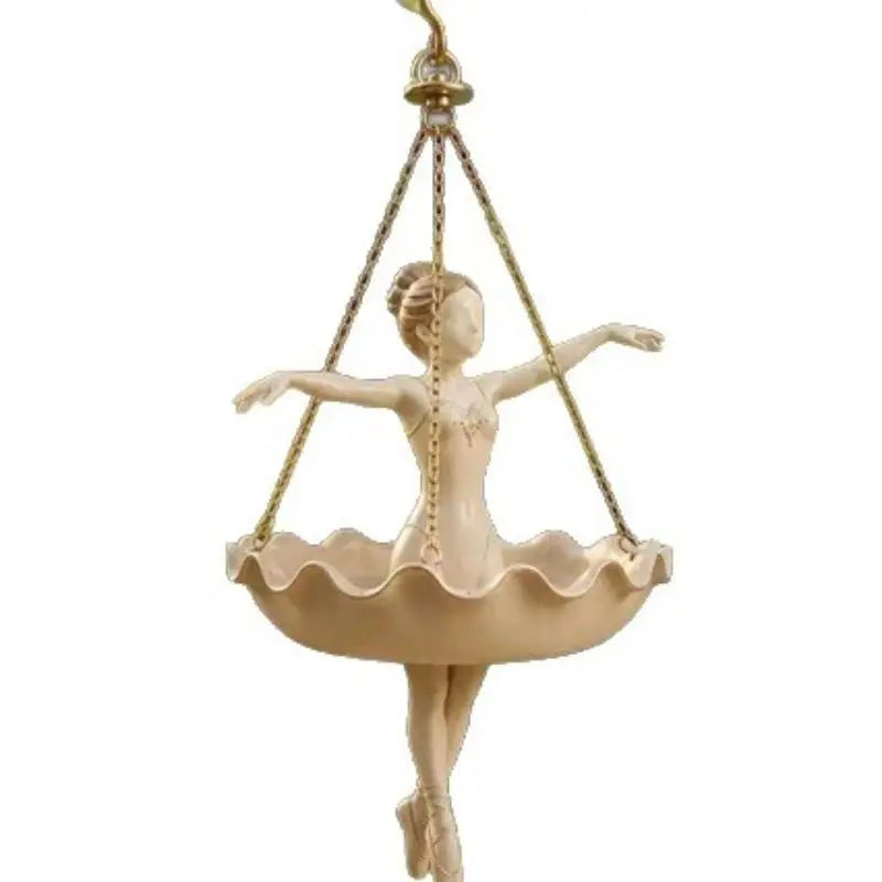Ballerina Hanging Planter – UV Resistant Resin Ballet Dancer Pot Hanging Planter SPOT A2