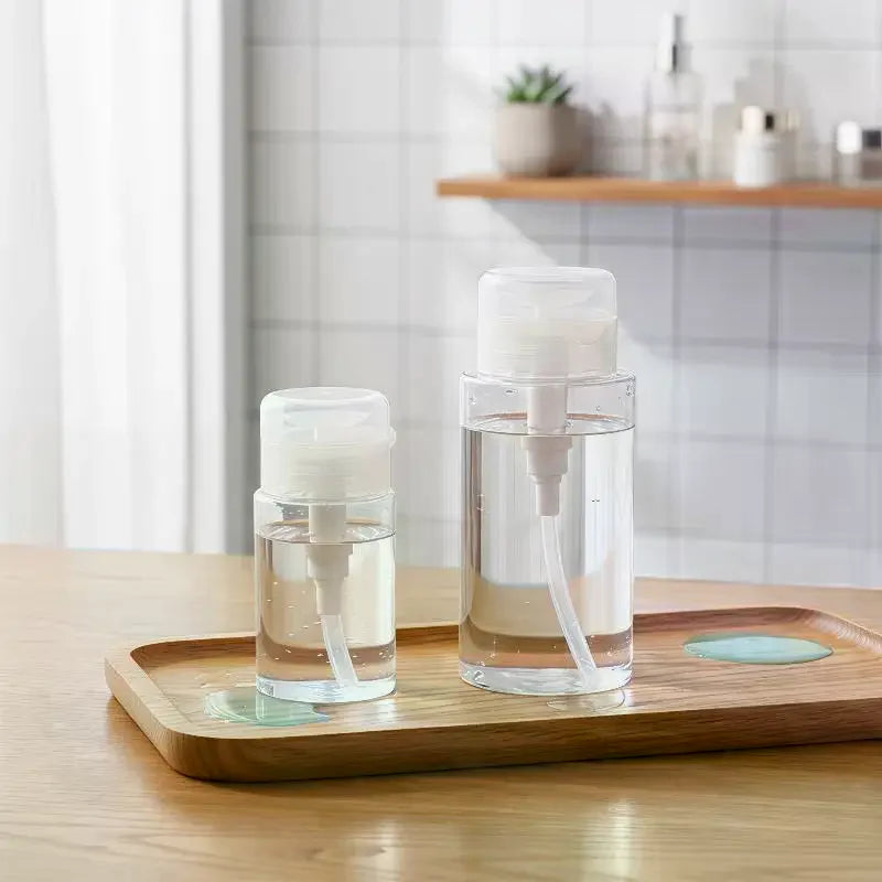 Refillable Push Pump Bottle – Reusable Home Dispenser Pump Dispenser Bottle SPOT