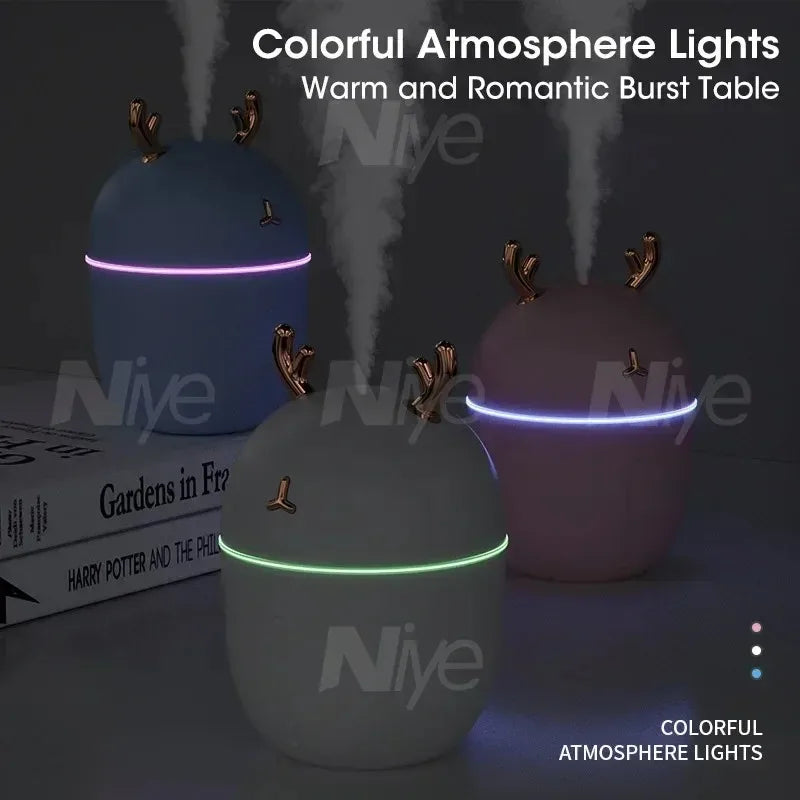 USB Mini Humidifier & Aroma Diffuser – Cute Pet Design Mini Humidifier Diffuser SPOT