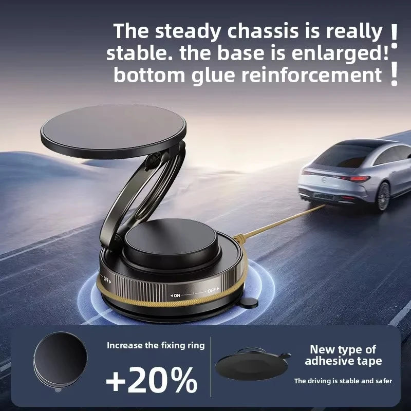 Magnetic Car Phone Holder – 360° Suction Cup Mount Car Phone Mount SPOT
