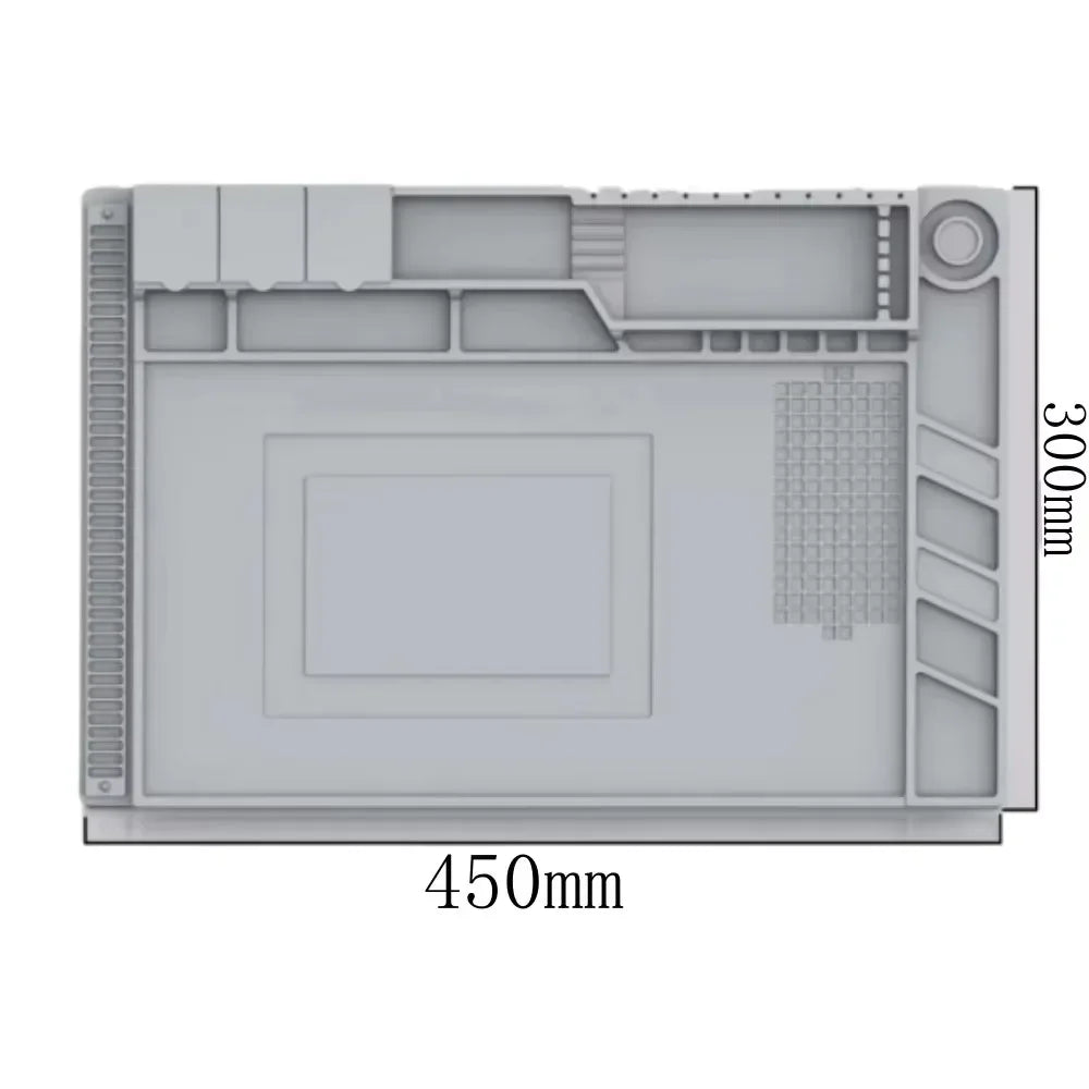 ESD Antistatic Soldering Mat – Heat-Resistant Silicone Work Pad ESD Soldering Mat SPOT