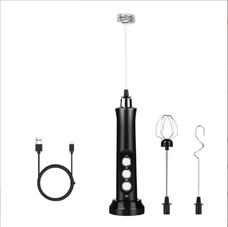 USB Rechargeable Handheld Milk Frother – Stainless Steel Milk Frother SPOT Default Title
