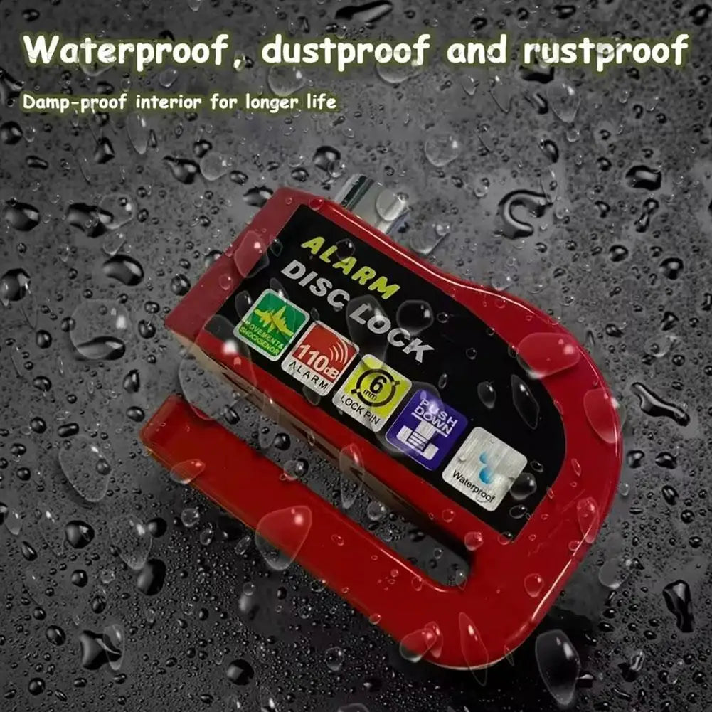 Motorcycle Disc Brake Alarm Lock – Scooter & Bicycle Security Disc Brake Alarm Lock SPOT