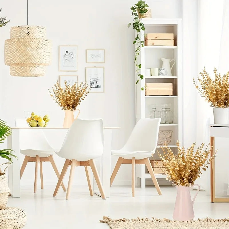 25-Pack Golden Eucalyptus Artificial Stems for Weddings & Vases Artificial Floral Stems SPOT