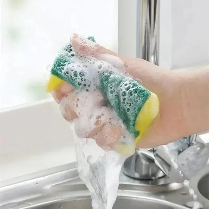 Double-Sided Kitchen Sponge Scrubber Set – 10/30/50 Pack Kitchen Sponge Scrubber SPOT