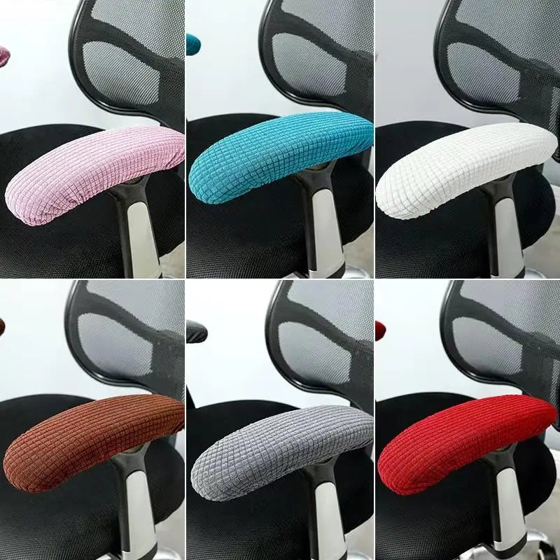 Stretch Chair Armrest Covers 1 Pair – Soft Polyester Universal Fit Chair Armrest Covers SPOT