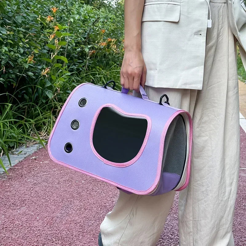 Foldable Breathable Pet Carrier Bag for Cats & Small Dogs Pet Carrier Bag SPOT