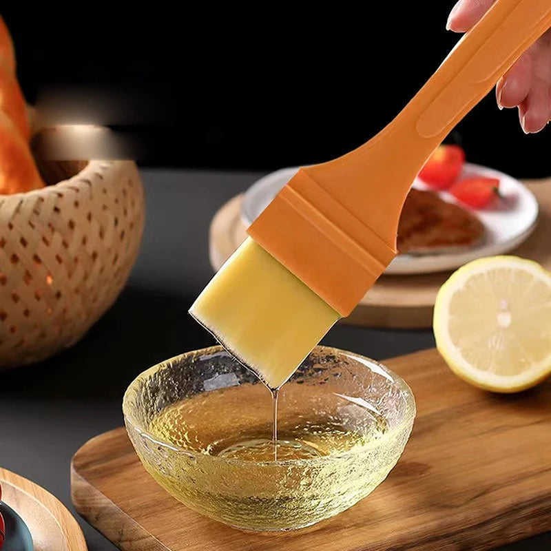 3-Pack BBQ & Baking Oil Brush Set – High-Temp Resistant Pastry Basting Brush SPOT