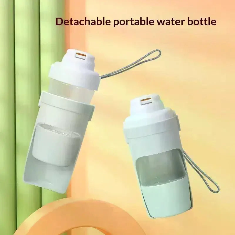 Portable 2-in-1 Pet Water Bottle & Food Container – Travel Pet Travel Bottle SPOT