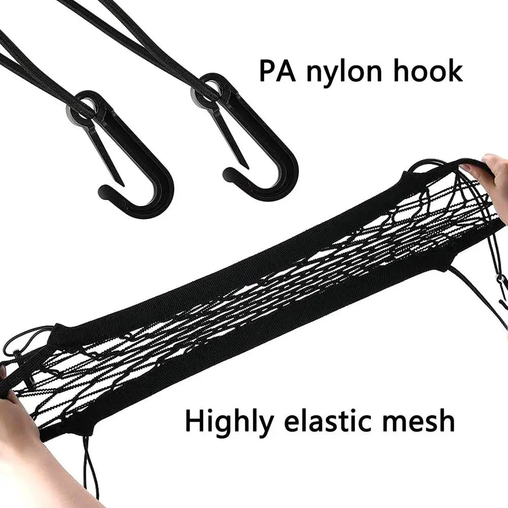 Motorcycle Cargo Net with Plastic Hooks – Helmet & Luggage Motorcycle Cargo Net SPOT