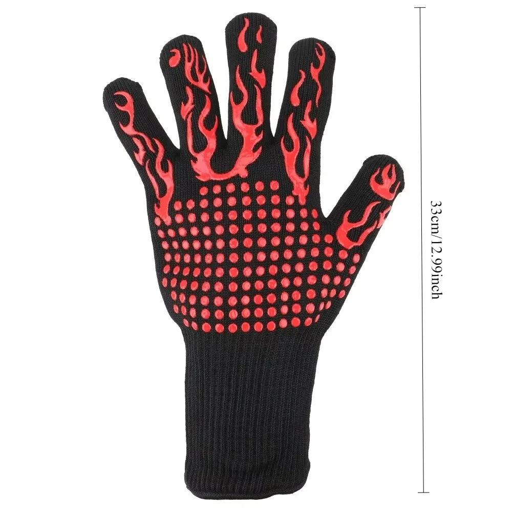 Heat Resistant BBQ Oven Glove – Flame Retardant, 300–500°C Oven & BBQ Glove SPOT