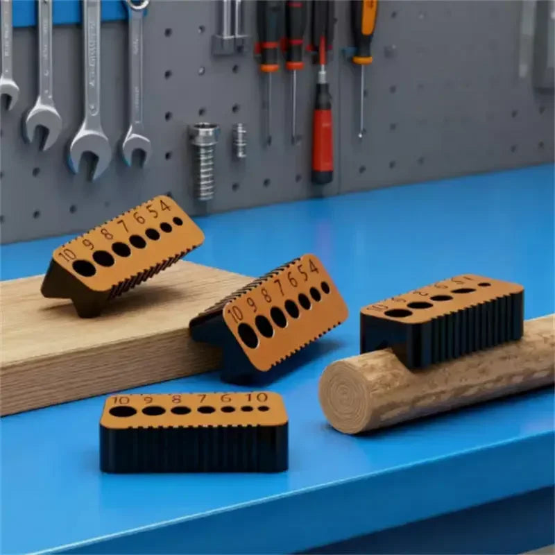 Precision Drill Guide Jig Block | 4–10mm Woodworking Locator Drill Guide Jig SPOT