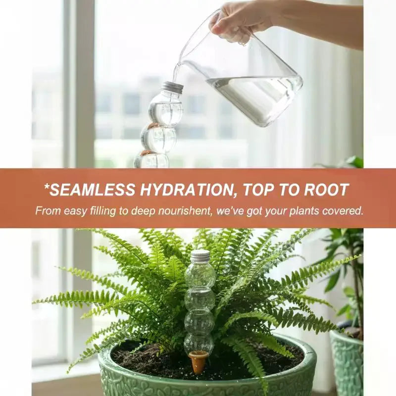 Self-Watering Plant Stake 500ml – Auto Slow-Release Waterer Plant Watering Stake SPOT