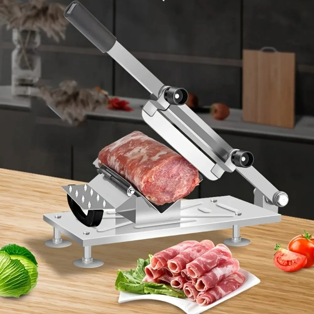 Manual Stainless Steel Meat & Bone Slicing Knife | Food Slicer Kitchen Slicing Knife SPOT