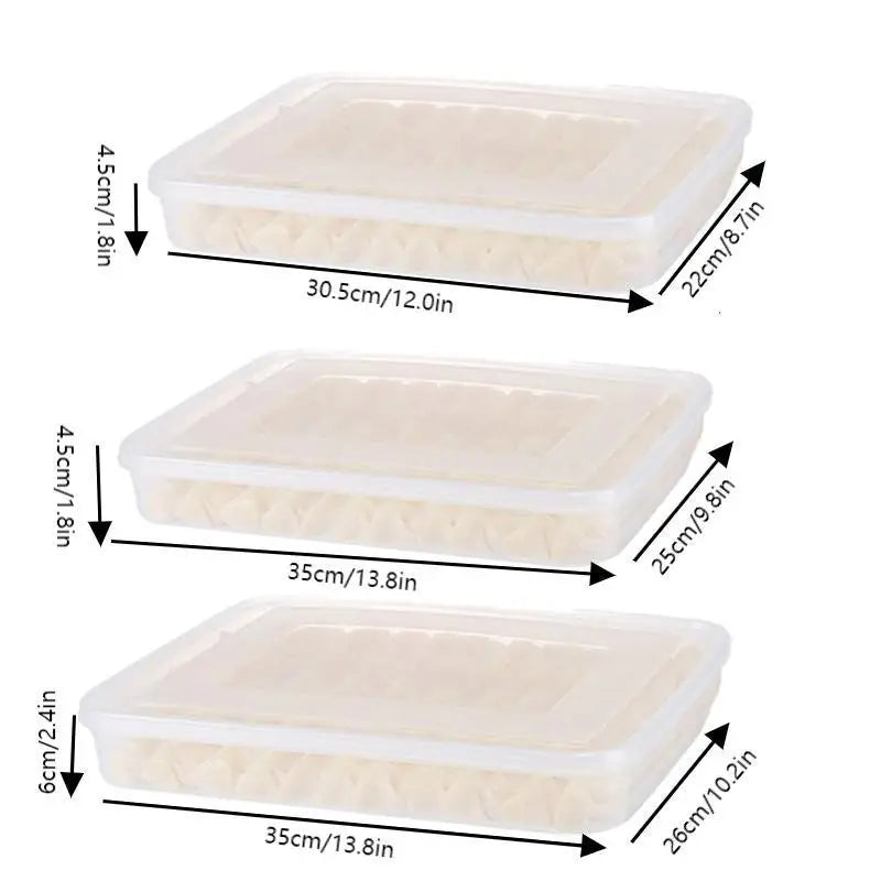 Stackable Transparent Refrigerator Food Storage Box | PP Tray Food Storage Container SPOT