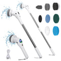8-in-1 Cordless Electric Spin Scrubber with LED Night Light Electric Spin Scrubber SPOT White Type-C