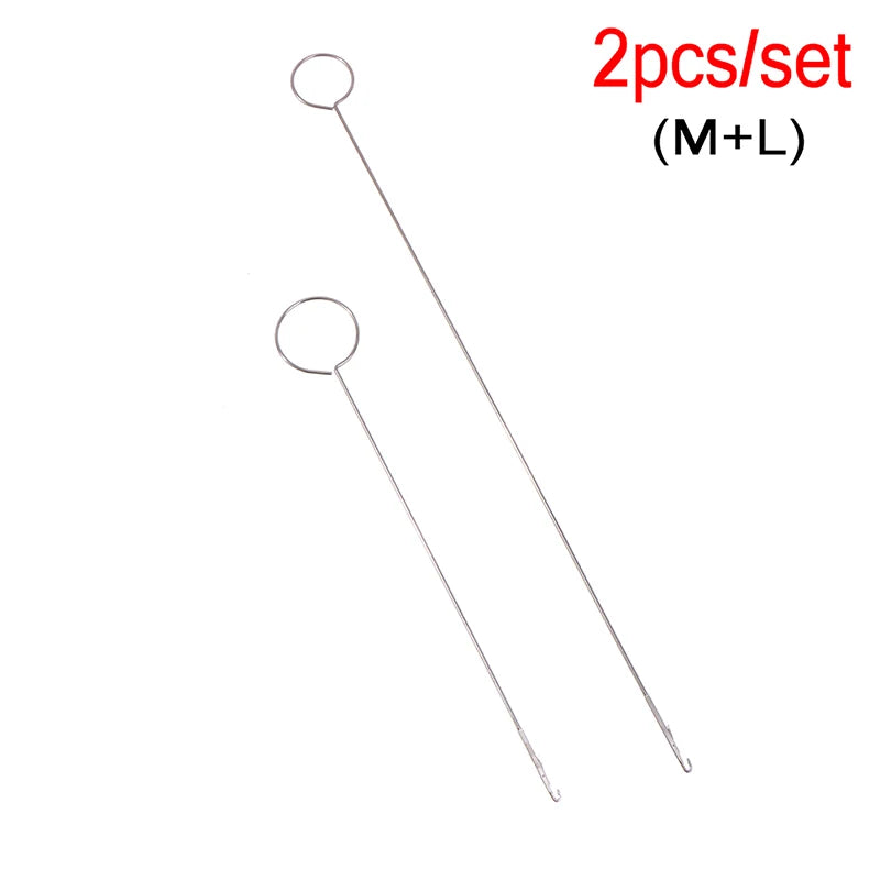 Metal Sewing Loop Turner Hook – Fabric Tubes, Straps & DIY Sewing Tool SPOT 2pcsset