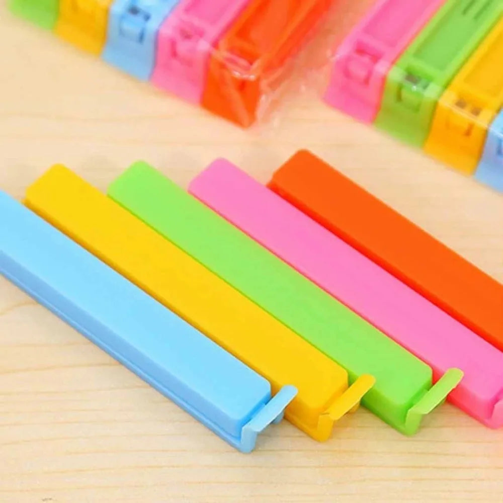 Colorful Reusable Bag Sealing Clips – Food Fresh Keeper Clamps Bag Sealing Clips SPOT