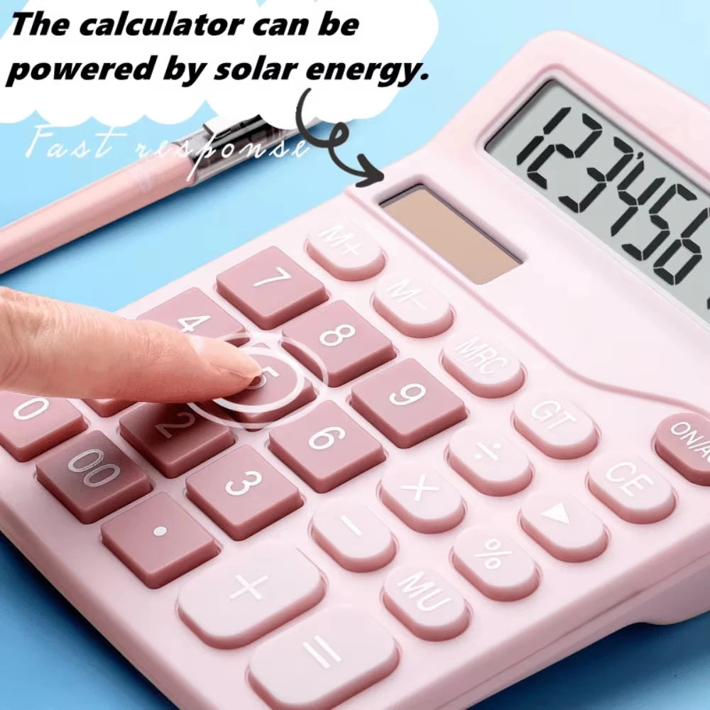 Solar Scientific Calculator – Large Display, Dual Power, Cute Scientific Calculator SPOT